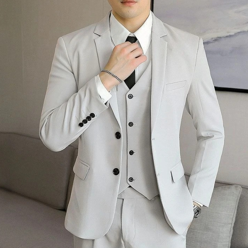 Men'S Grooming Kits - Slim Fit Korean Style Men Blazer