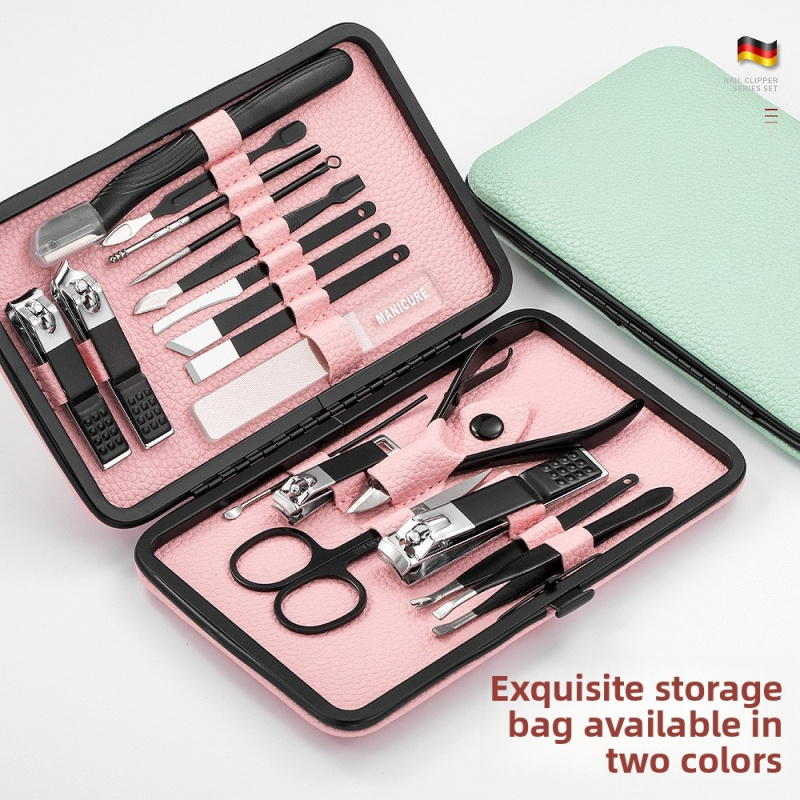 18pcs Manicure Pedicure Set, P - Mens Grooming Kit Gift 评论和价格