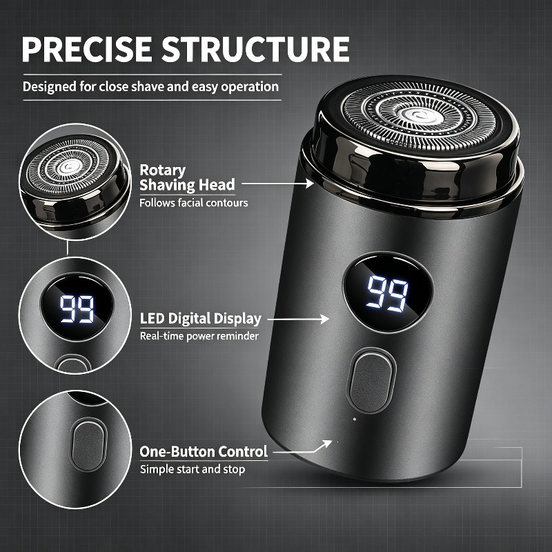 Rechargeable Waterproof Electr - Men'S Grooming Gift Box 评论和价格