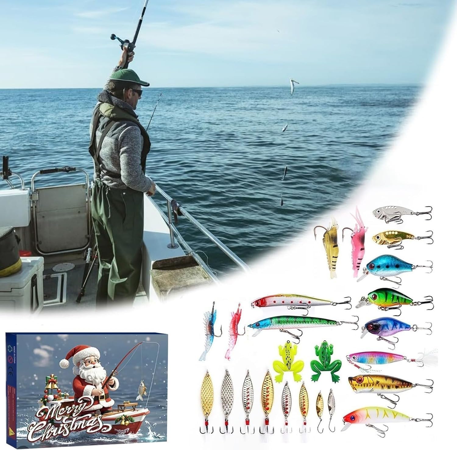 Advent Calendar Fishing Christ - Mens Grooming Advent Calendar 评论和价格