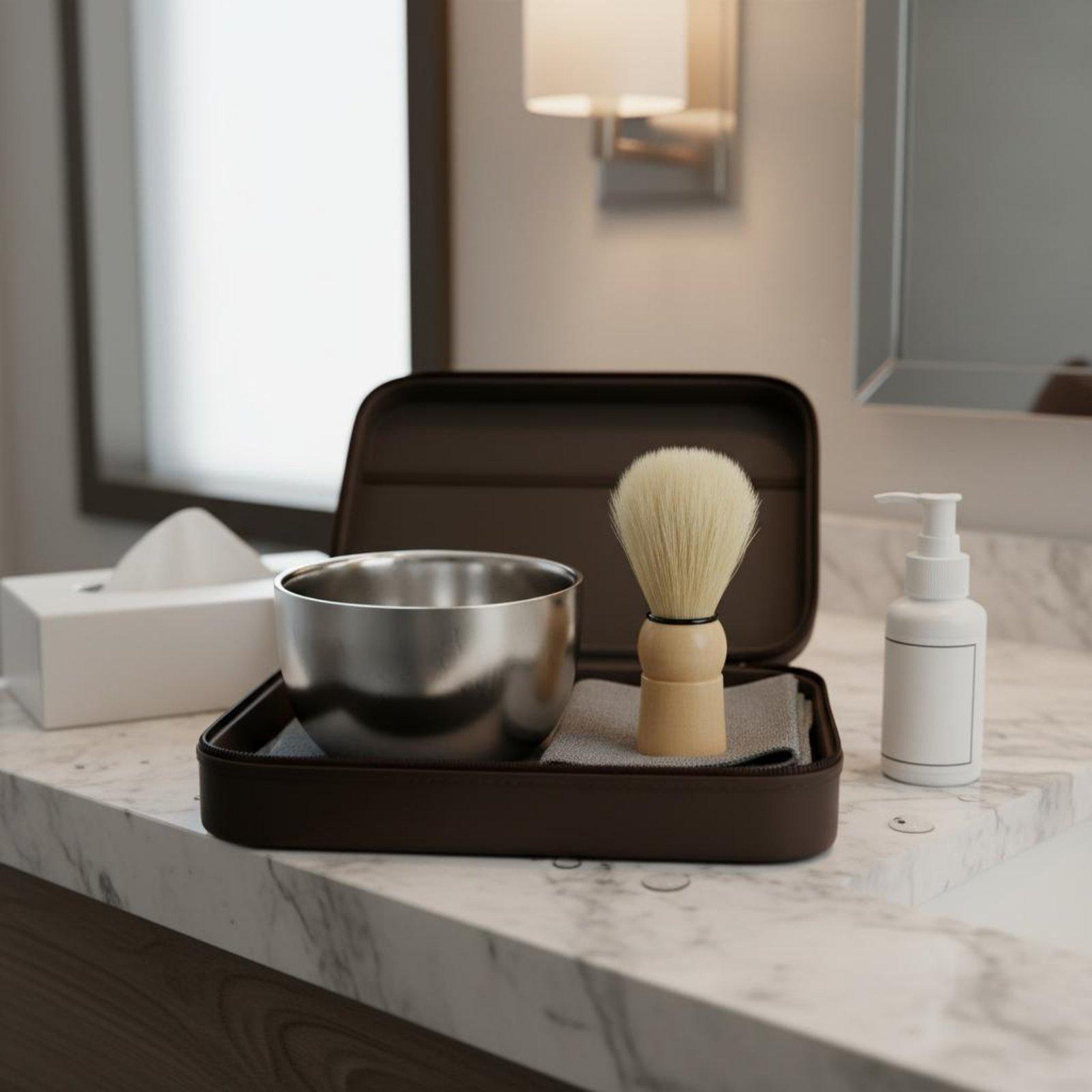 Metal Shaving Foam Bowl for Me - Men Grooming Home 评论和价格