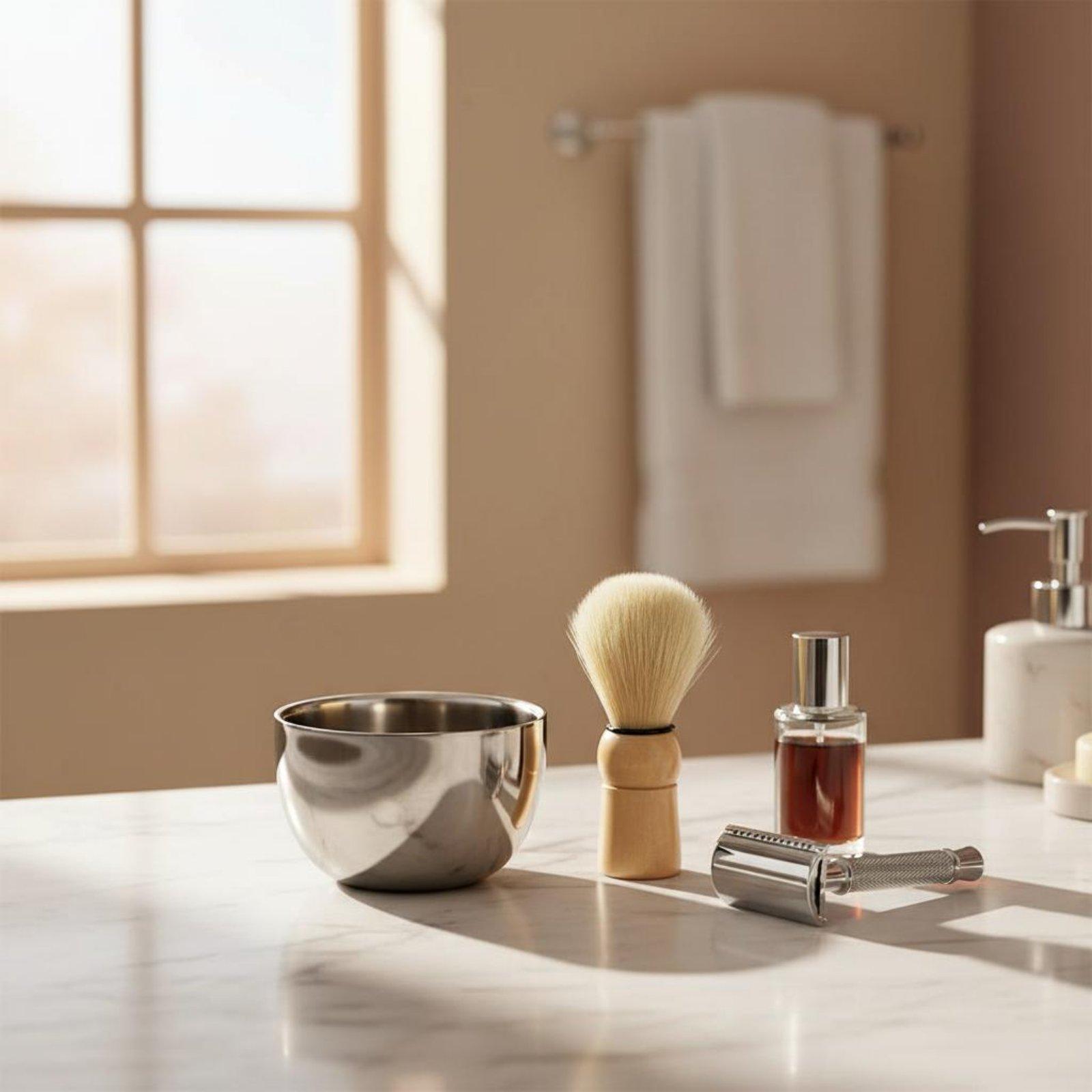 Metal Shaving Foam Bowl for Me - Men Grooming Home 评论和价格