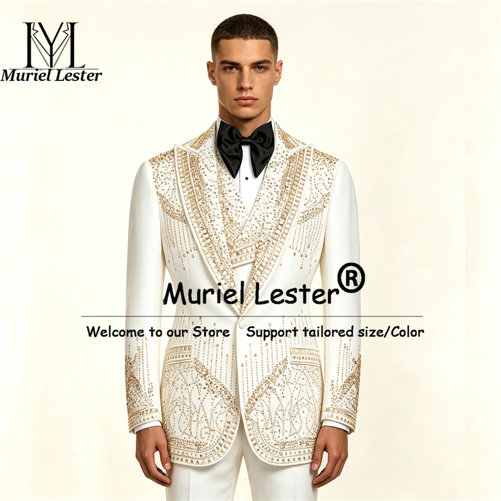 Luxury Men's Suits 3 Piece Set - Men'S Grooming Kits 评论和价格
