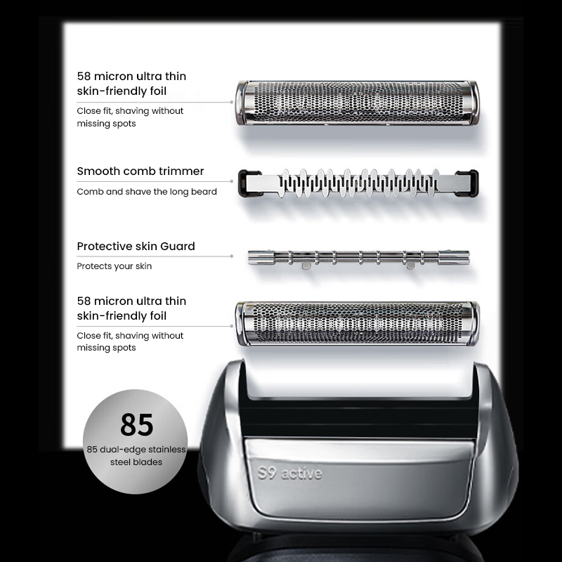 Braun S9 Active 9023s Electric - Men Grooming Products For Face 评论和价格