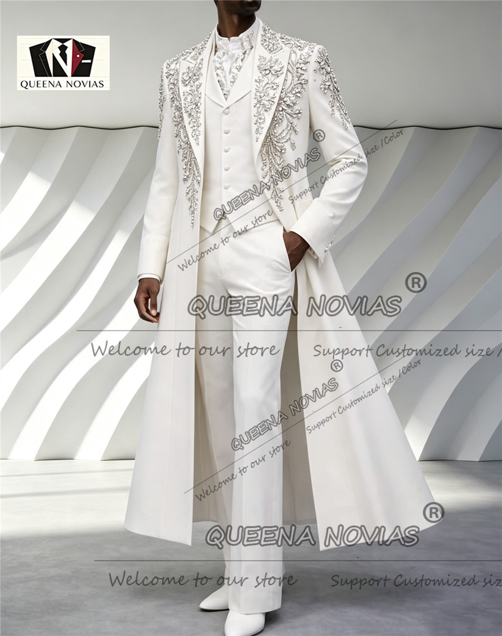 Luxury Men's Suit For Wedding  - Men'S Grooming Kits 评论和价格