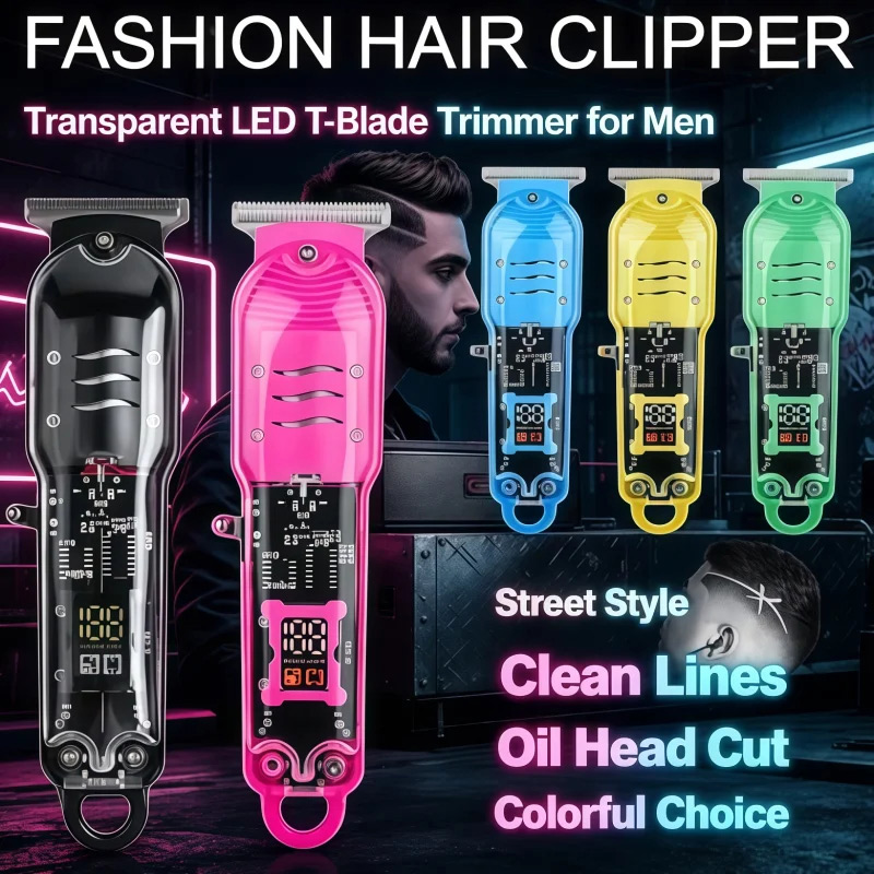 Transparent Electric Hair Clip - Men Grooming Home 评论和价格