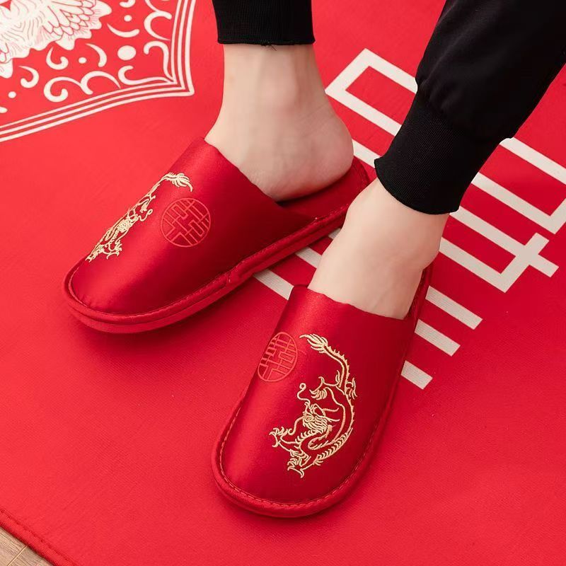 Men Silk Baotou Red Wedding Sl - Men Grooming Home 评论和价格