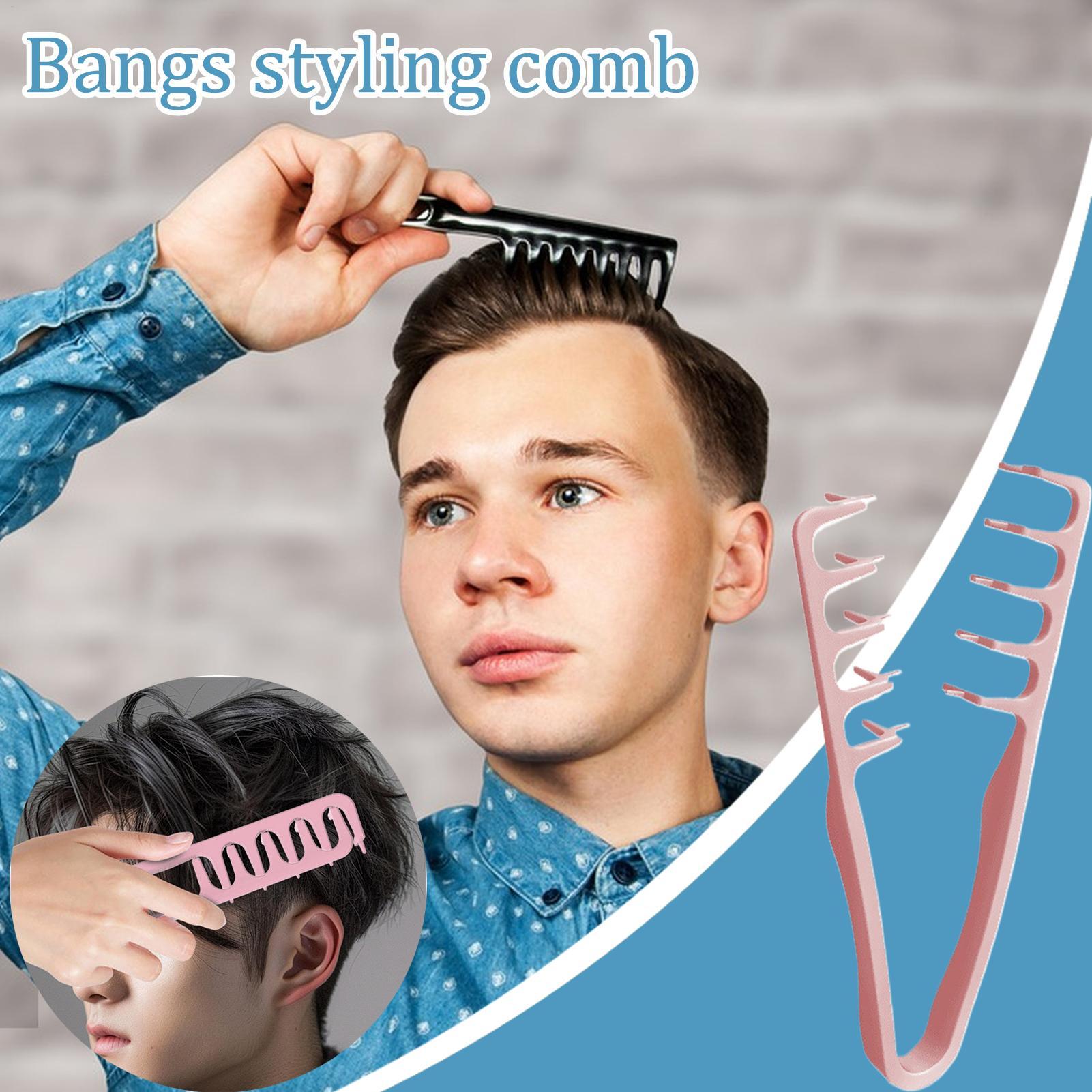 Wide Tooth Hair Comb Volumizin - Men Grooming Home 评论和价格