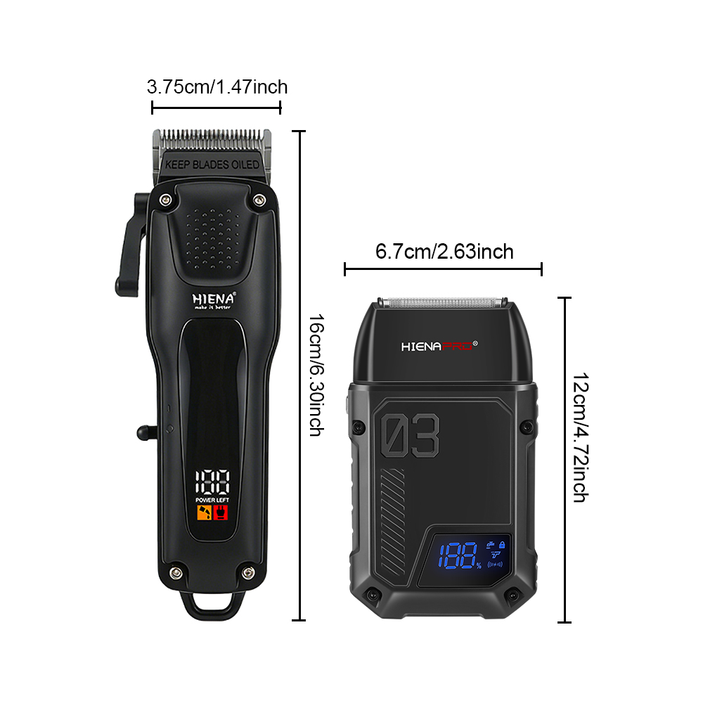 HIENA PRO 2-in-1 Cordless Hair - Mens Grooming Kit Gift 评论和价格