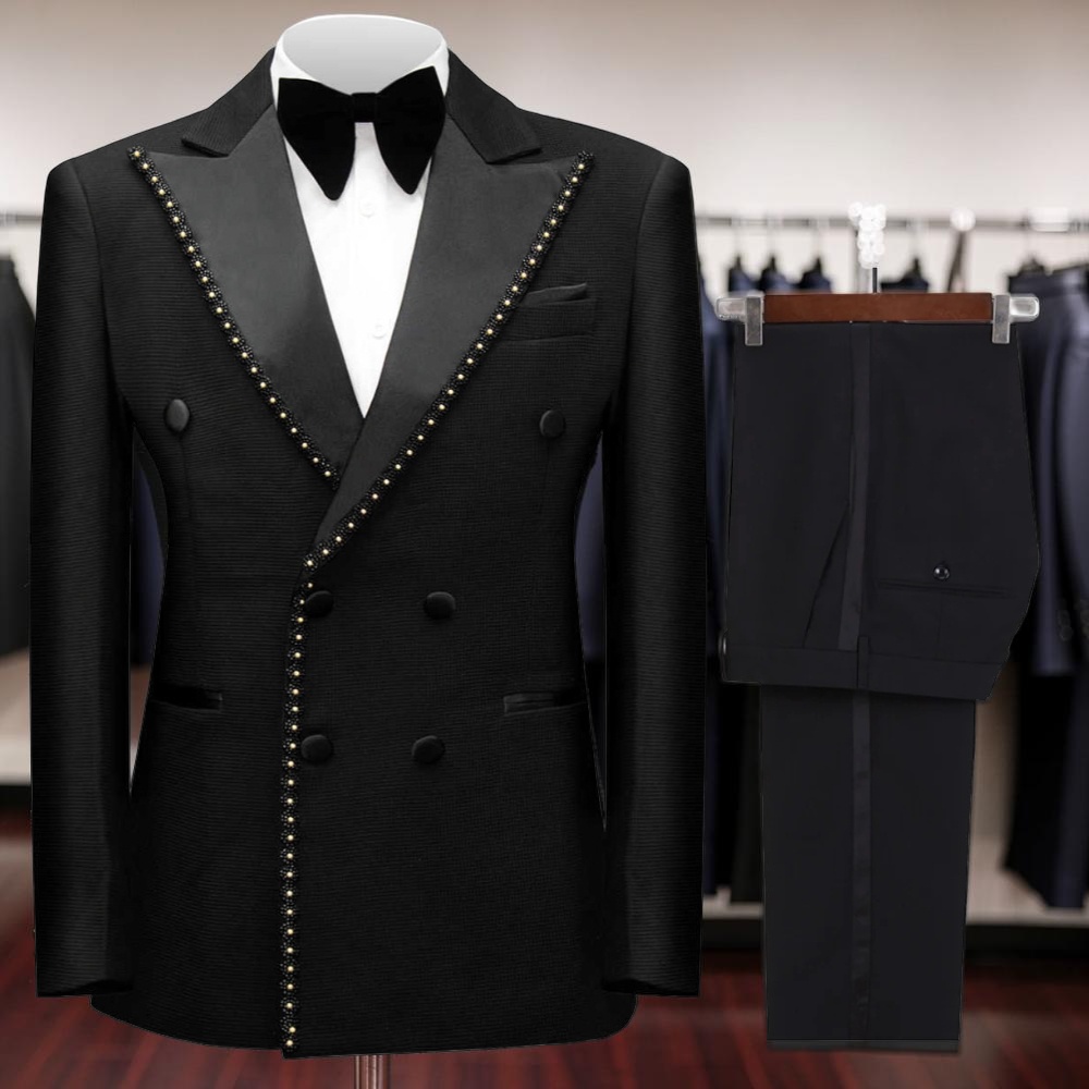 Double Breasted Beaded Formal  - Men'S Grooming Kits 评论和价格