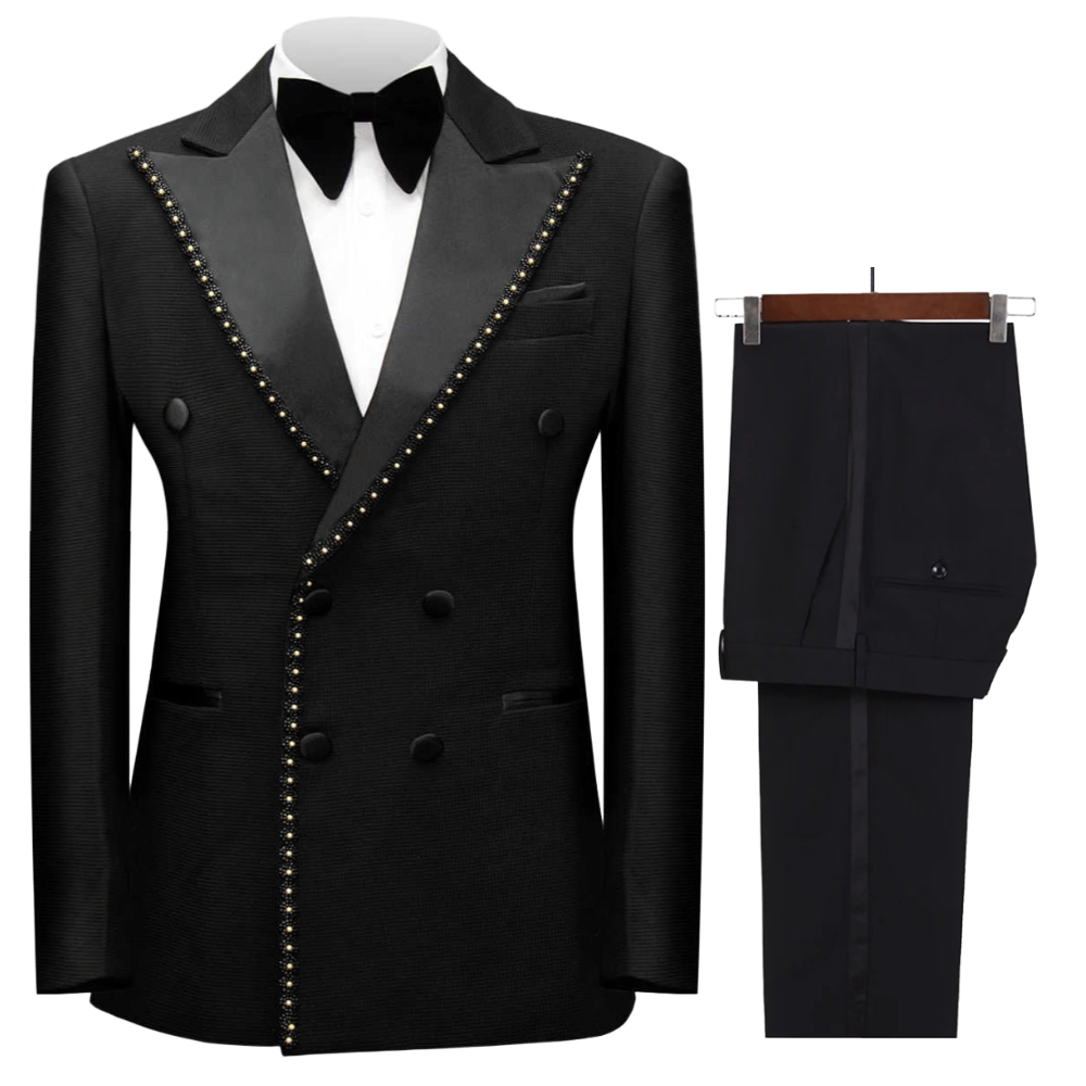 Double Breasted Beaded Formal  - Men'S Grooming Kits 评论和价格