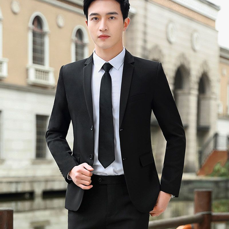 Slim Fit Korean Style Men Blaz - Men'S Grooming Kits 评论和价格